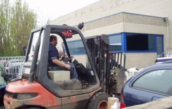 Marc aan't werk