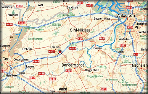 naar Van De Velde - Lokeren met Google Maps